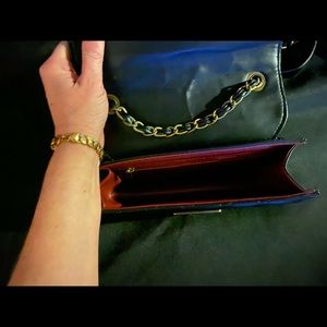 Vintage Chanel boy bag lamb skin